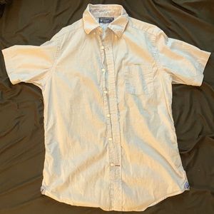 Light blue Cremieux short sleeved shirt.